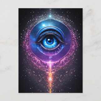 Mystical Cosmic Eye Postcard