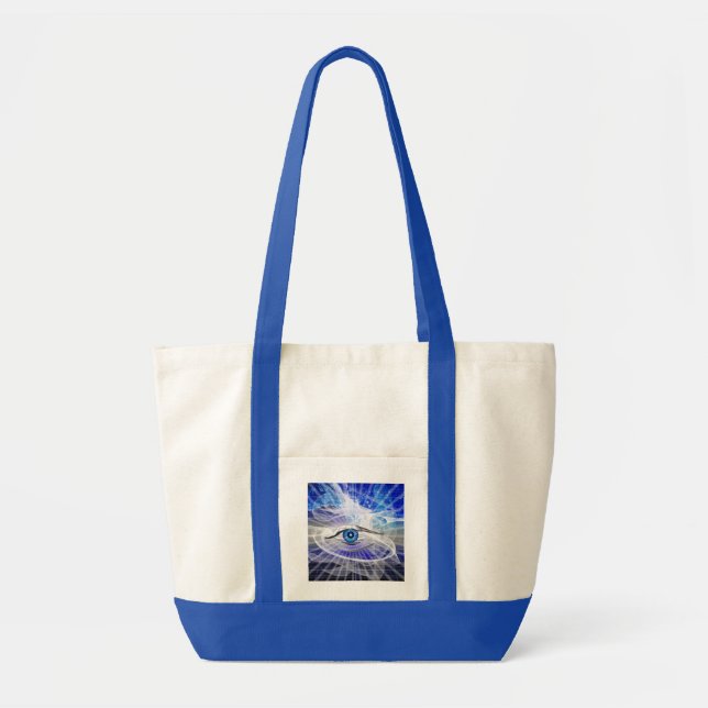 Mystical Cosmic Eye Tote Bag (Front)