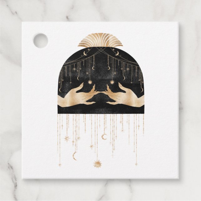 Mystical Cosmic Favour Tags (Front)