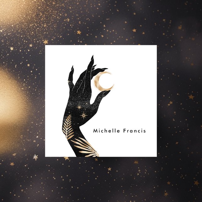 Mystical Cosmic Square Business Card (Creator Uploaded)