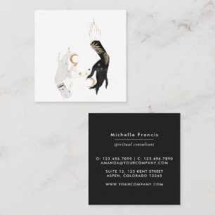 Mystical Cosmic Square Business Card