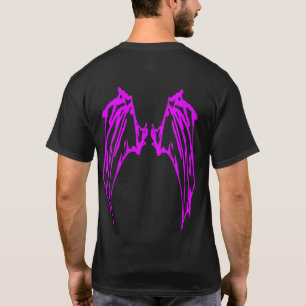 Mystical Creatures 1 Wings- Purple Outline T-Shirt