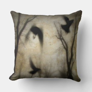 Mystical Crow Forest Cushion