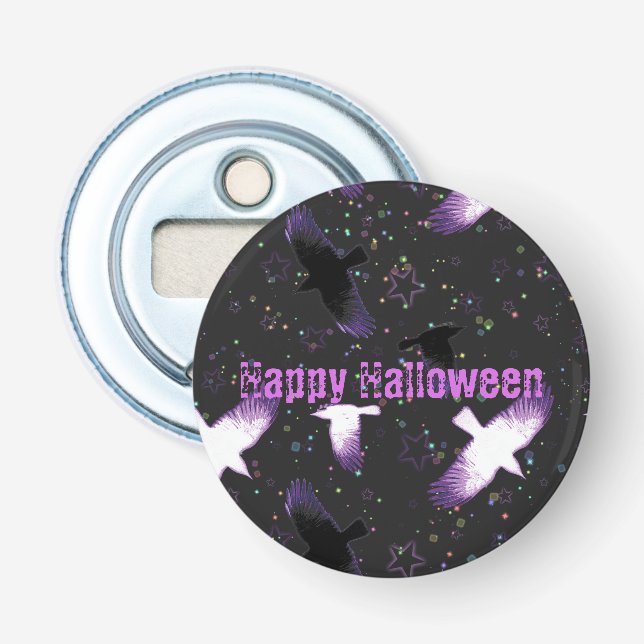 Mystical Crows Bottle Opener (Front)