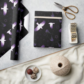 Mystical Crows Wrapping Paper