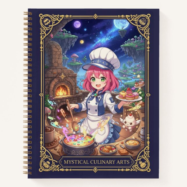Mystical Culinary Arts Magic Chef Anime Journal (Front)