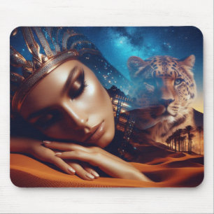 Mystical Desert Guardian Photomontage  Mouse Pad