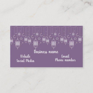 Mystical design business card