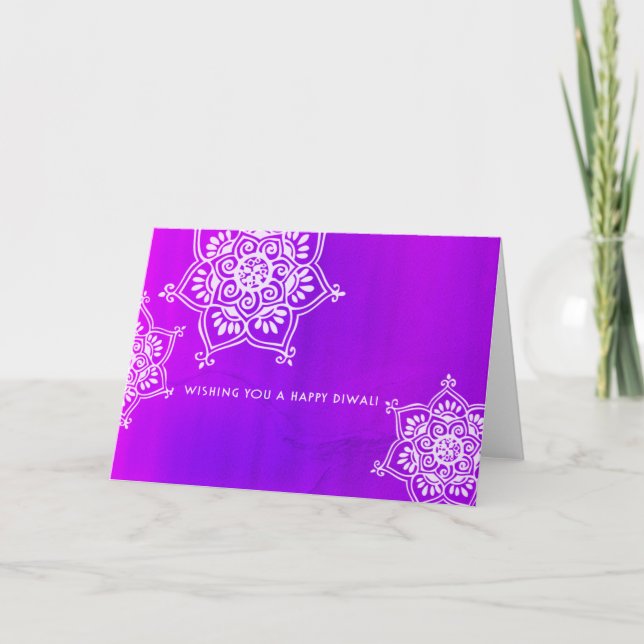 Mystical Diwali Greetings Card (Front)