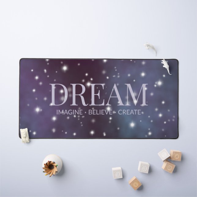 Mystical Dream Dusty Violet Desk Mat (Kids Table)