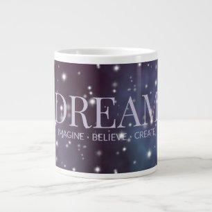 Mystical Dream Dusty Violet Large Coffee Mug