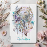 Mystical Dreamcatcher Fairy iPad Mini Cover<br><div class="desc">This mystical iPad cover has an enchanting dreamcatcher featuring a lovely fairy,  flowers,  feathers and delicate foliage.  Personalised with your name,  this magical case is sure to have a calming vibe for your iPad. You can change font and text colour if you wish by clicking "Edit Using Design Tool".</div>