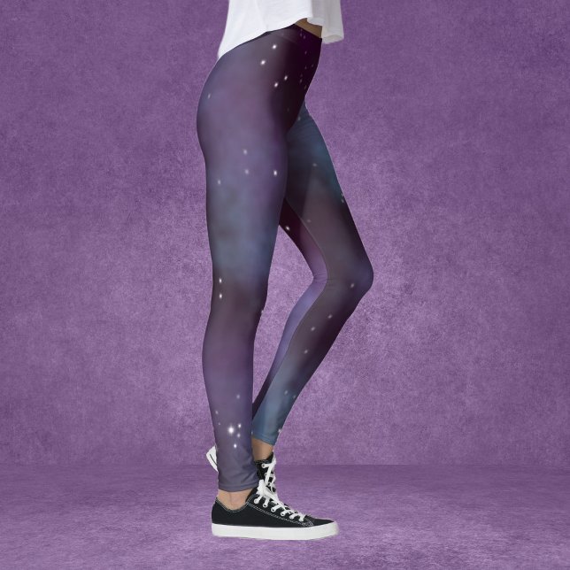 Mystical Dusty Violet Galaxy Leggings (Creator Uploaded)