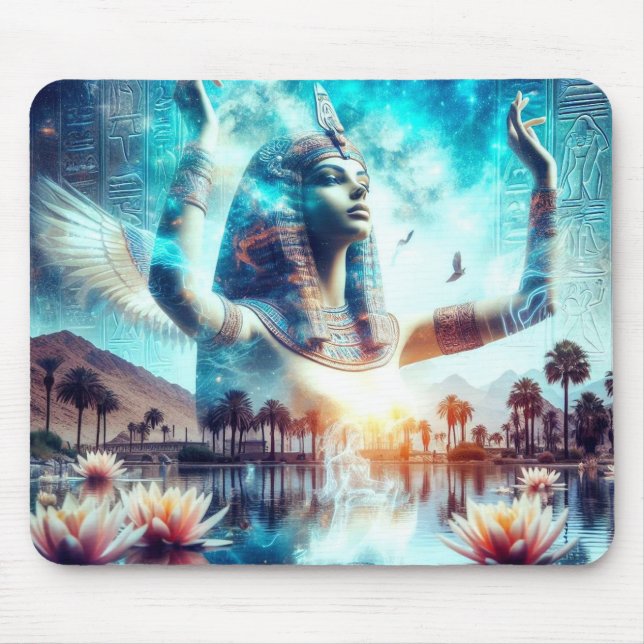 Mystical Egyptian Goddess  Mouse Pad (Front)