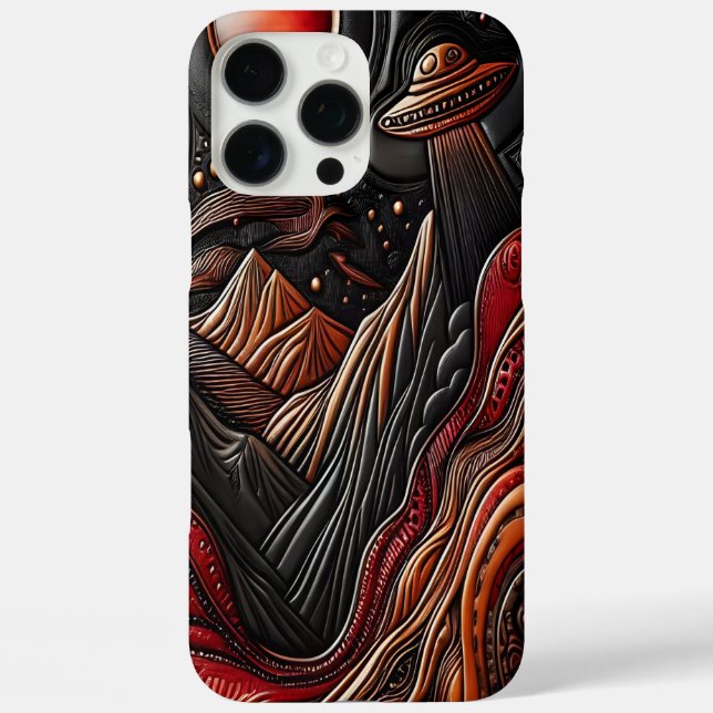 Mystical Encounter With Aliens Case-Mate iPhone Case (Back)