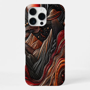Mystical Encounter With Aliens iPhone 16 Pro Max Case