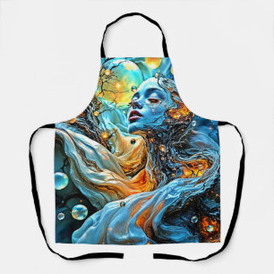 Mystical Ethereal Serenity Art Apron