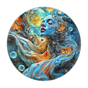 Mystical Ethereal Serenity Art Cutting Board