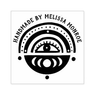 Mystical Eye Boho Handmade by Personalized Custom Rubber Stamp