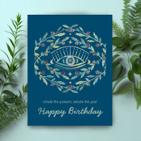 Mystical Eye Roses Inspirational Happy Birthday 