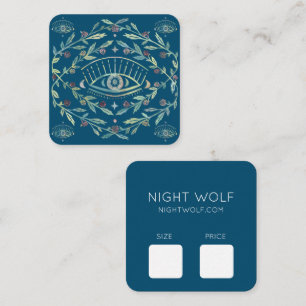 Mystical Eye Roses Vines Magical CUSTOM HANG TAG