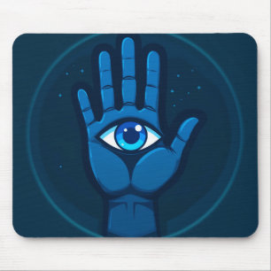 🖐️ Mystical Eye Symbol Art For Desk Setups 🖐️ Mouse Pad