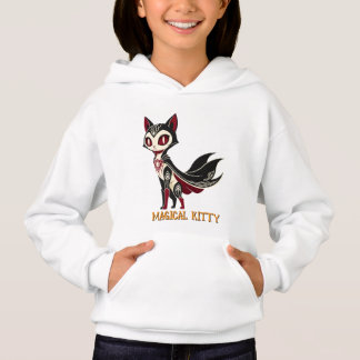 Mystical Fantasy Cat Cartoon Graphic