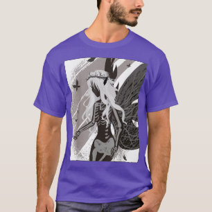 Mystical Fantasy Death Goth Skeleton Fairy Aesthet T-Shirt