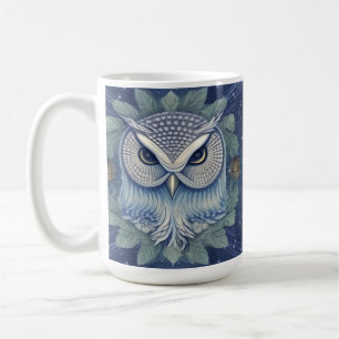 Mystical Fantasy Forest Owl Coffee Mug