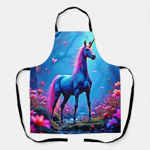 Mystical Fantasy Unicorn Art Apron