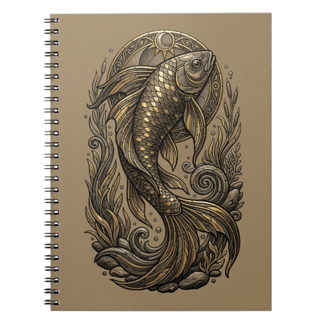 Mystical Fish Notebook (Front)