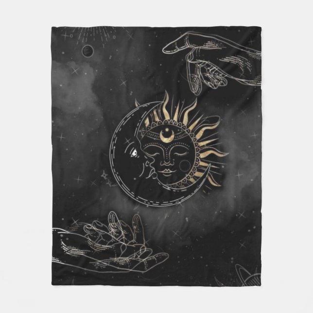 Mystical  fleece blanket (Front)