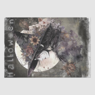 Mystical Floral Witch Tissue Paper