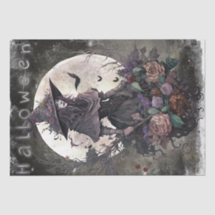 Mystical Floral Witch Tissue Paper
