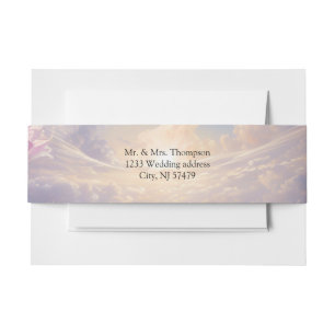 Mystical Flowers of the Supernatural Realm Invitation Belly Band