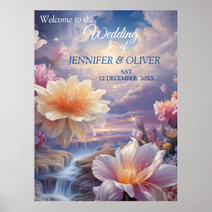 Mystical Flowers of the Supernatural Realm  Poster