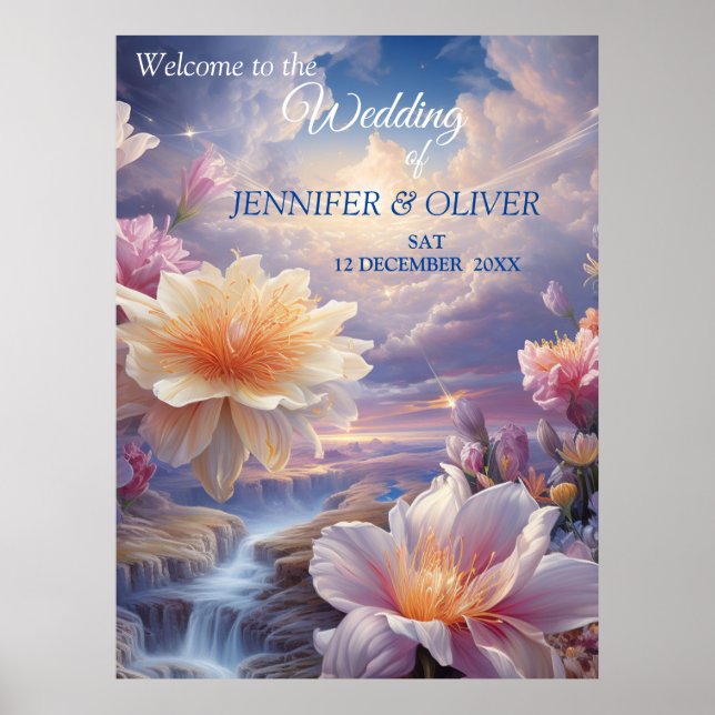 Mystical Flowers of the Supernatural Realm  Poster (Front)
