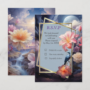 Mystical Flowers of the Supernatural Realm  RSVP Card