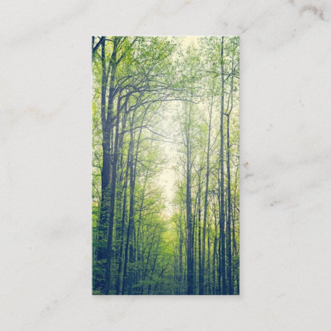Mystical forest business card (Front)