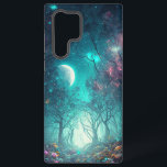 Mystical Forest  Case-Mate iPhone Case<br><div class="desc">Beautiful mystical forest with half moon and paranormal lights.</div>
