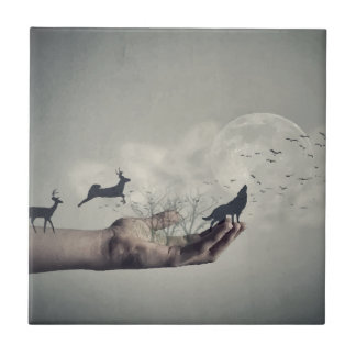 Mystical Forest Ceramic Tile