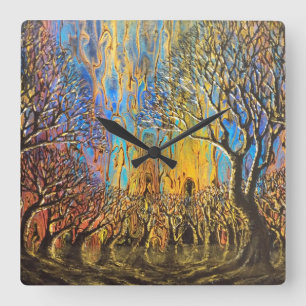 Mystical Forest clock