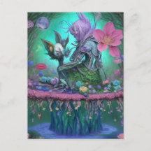 Mystical Forest Creatures - Surrealist Girl