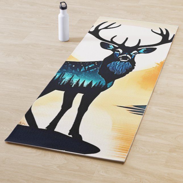 Mystical Forest Deer Yoga Mat (In Situ)
