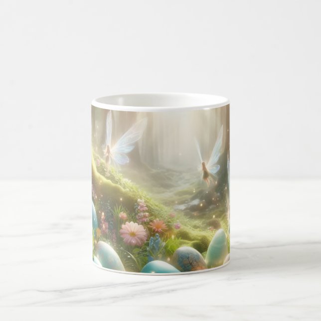 Mystical Forest Fairy Magical Spring Eggs Coffee Mug (Center)