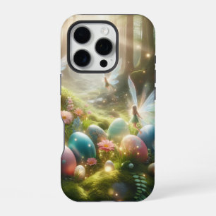 Mystical Forest Fairy Magical Spring Eggs iPhone 16 Pro Case
