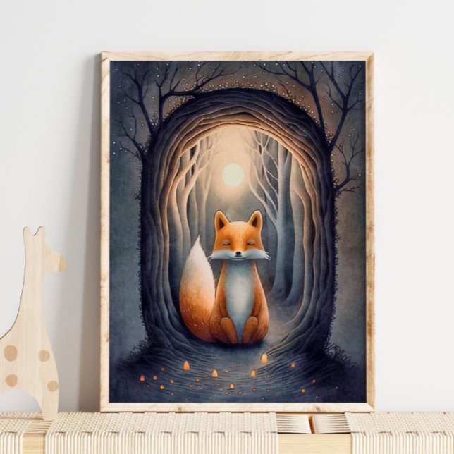 Mystical Forest Fox Animal Print | Fox Print (Creator Uploaded)