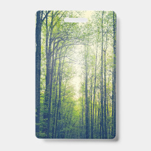 Mystical forest ID badge