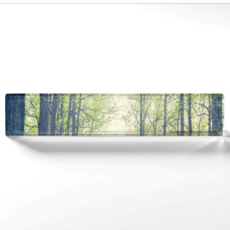 Mystical forest nameplate
