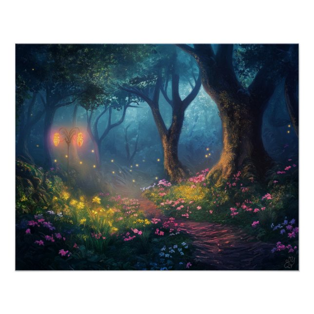 Mystical Forest Pathway Poster (Front)
